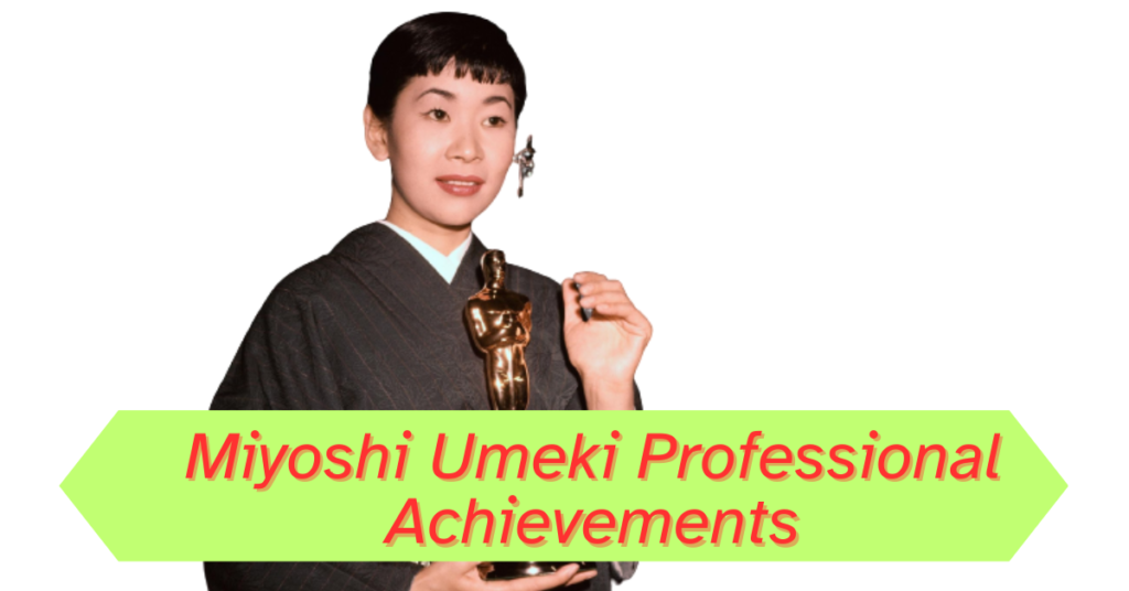Miyoshi Umeki Professional Achievements