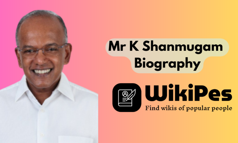 Mr K Shanmugam biography